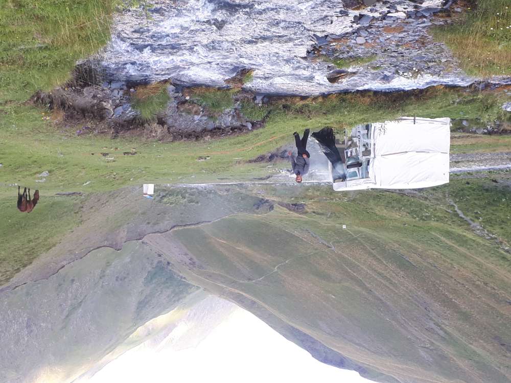 shower trekking Georgia Shower Tusheti