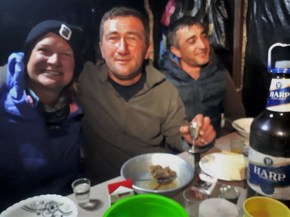 Kvakhidi Gruzja Georgia trekking Kvakhidi Gruzja namioty
